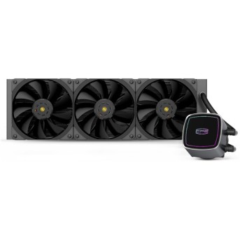 Водяное охлаждение для CPU PCCooler DE360 BK, ARGB 3x120см Black