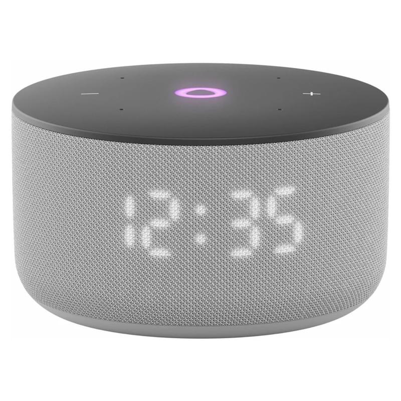 Умная колонка, Яндекс, YNDX-00027GRY, Яндекс Станция Мини 3 с Алисой, YaGPT, 12Вт, 1 динамик, 3 микрофона, 110-16 000 Гц, Wi-Fi (2,4–5 ГГц), Bluetooth