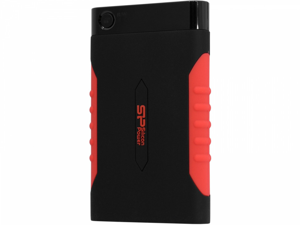 Внешний HDD 1 Tb Silicon Power A15 1 TB (SP010TBPHDA15S3L), black-red ,HDD USB SP010TBPHDA15S3L, USB