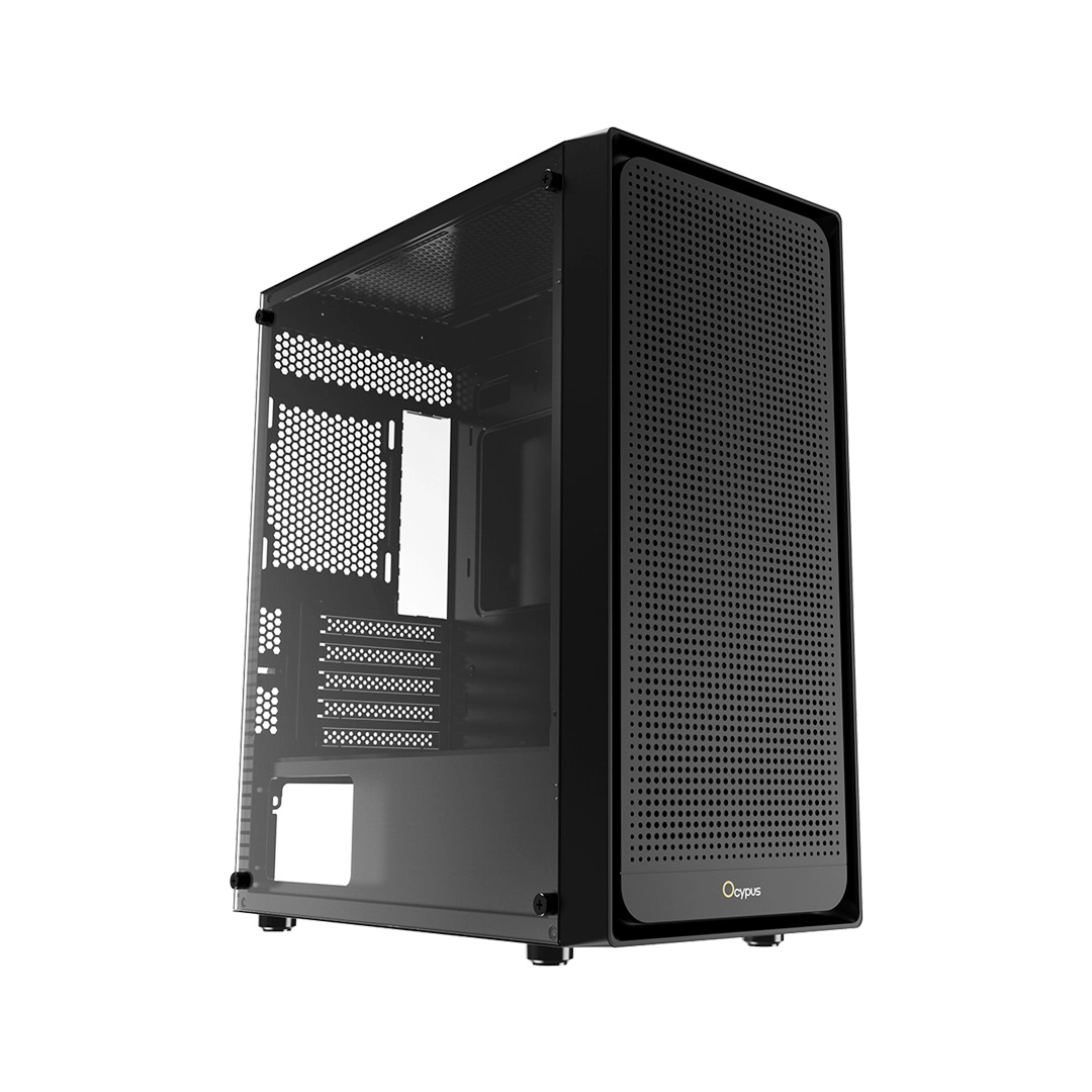 Корпус Ocypus Gamma C50 BK ARGB mATX/ITX 3xUSB Черный Gamma-C50-BKG400XX-GL