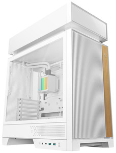 Кейс, Deepcool, CL6600, R-CL6600-WHNNA0-G, ATX/Micro ATX, USB Type-C/ 3.0*2, HD-Audio+Mic, Кулер 2*120мм ARGB, СЖО 320мм, Высота процессорного кулера 