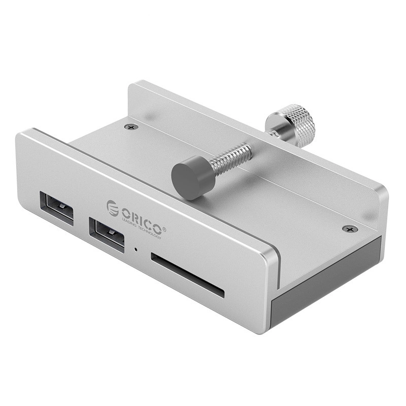 Расширитель USB-Hub ORICO MH2AC-U3-SV-BP <USB3.0 Type-A х 2, SD х 1, 100cm, 89*46*23mm>