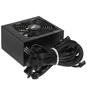 Блок питания  Zalman ZM800-TXII (V2), 800W, ATX, Standard, APFC, 20+4pin, 4+4pin, 8pin, 8*SATA, 4*Molex, 4*PCI-E 6+2 pin, FDD, Вентилятор 12см, Черный