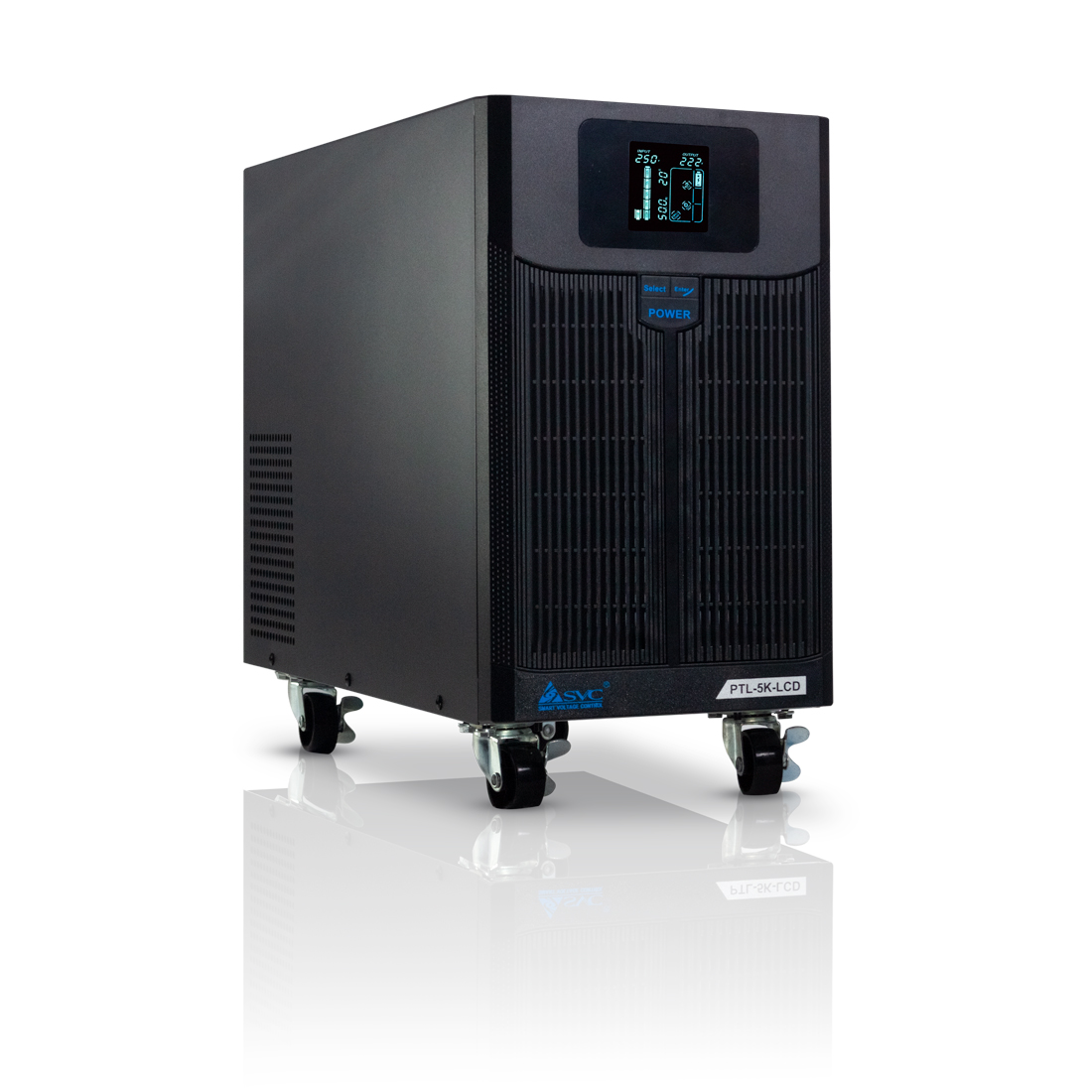 UPS, SVC, PTL-5K-LCD, Мощность 5000ВА/4000Вт, PTL-серия, LCD\Tel.line\USB(Smart), Диапазон работы AV