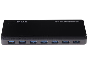 Расширитель USB Хаб Tp-Link UH720 <7-портовый концентратор USB 3.0 с 2 заряжающими портами, адаптер