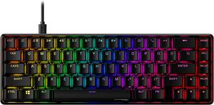Клавиатура, HyperX, 4P5D6AX#ACB, Alloy Origins 65, Игровая, Механическая, HyperX Red switch, USB, Подсветка RGB, Размер: 315*106*37 мм., Анг/Рус, Черн