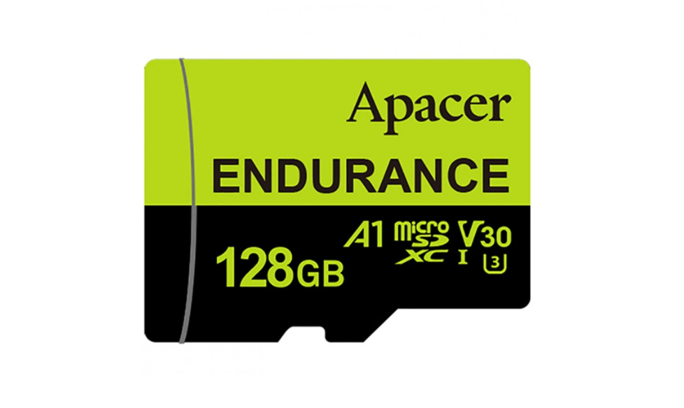Карта памяти, Apacer, AP128GEDM1D05-R, MicroSDXC 128GB, с адаптером SD