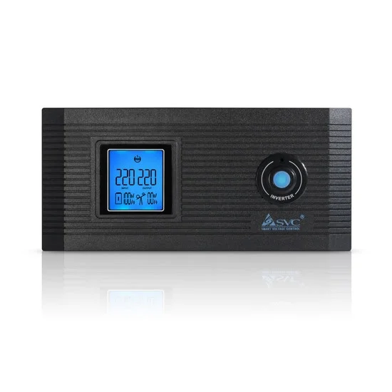 Инвертор, SVC, DI-800-F-LCD (640W), Вход 12В и/или 220В, Выход 220В (Чистая синусоида на выходе), Ди
