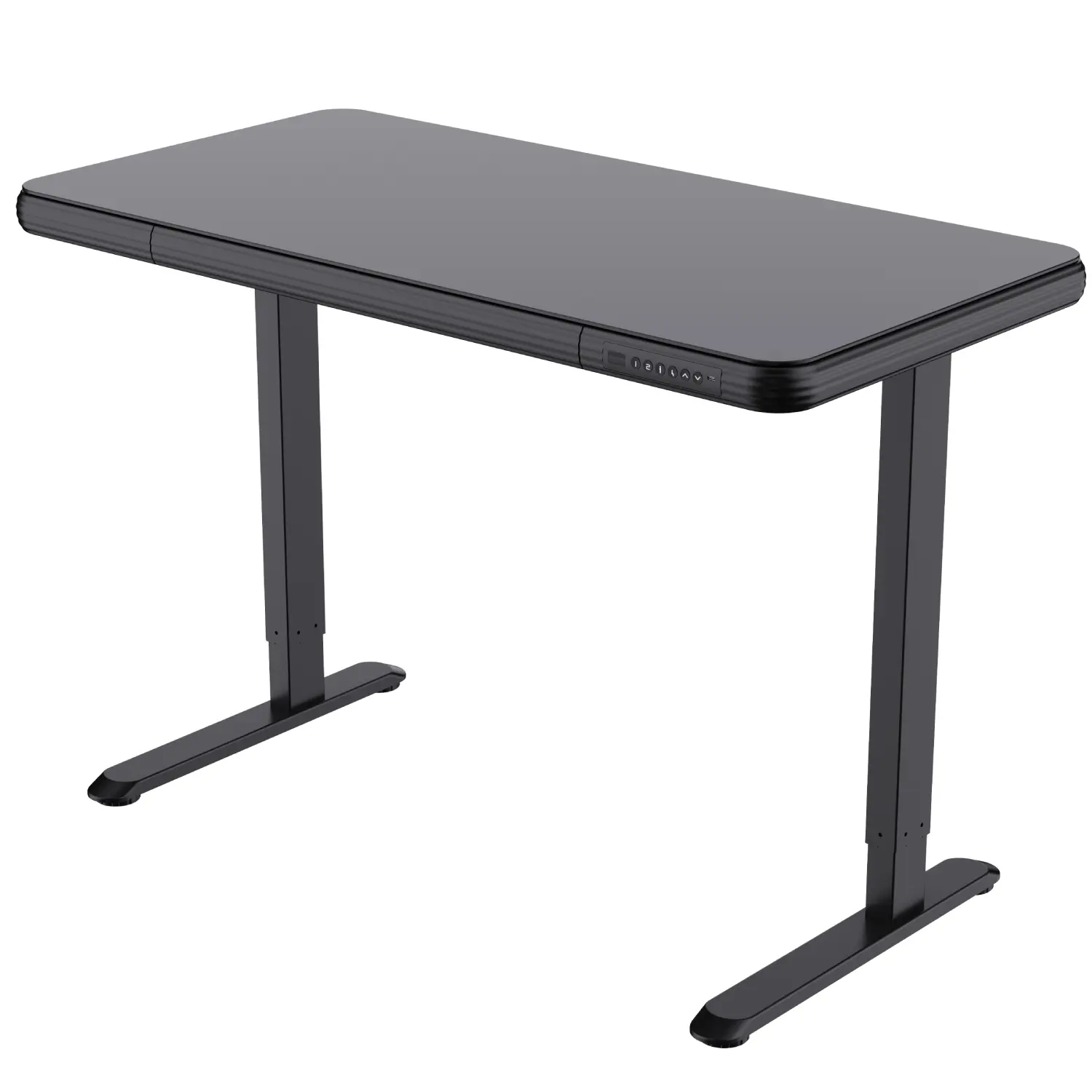 Стол моторизированный FLEXISPOT Q3GB-1206 Black <1200*600MM, Регулируемая высота, закаленное стекло>
