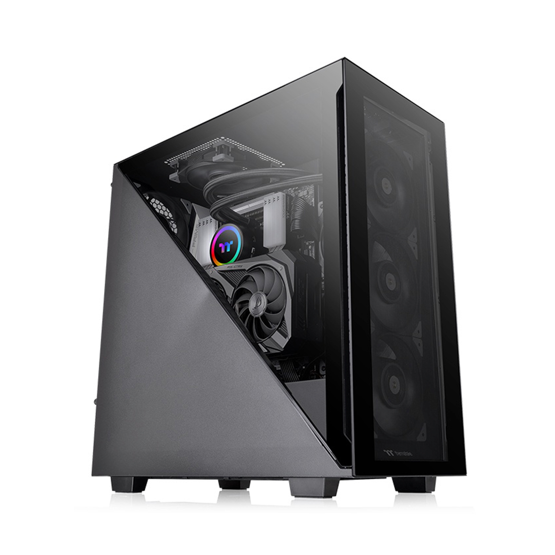 Кейс Thermaltake, Divider 300 TG, CA-1S2-00M1WN-00, ATX/Micro ATX/Mini-ITX, USB 2*3.0 / 1*3.2 Type C