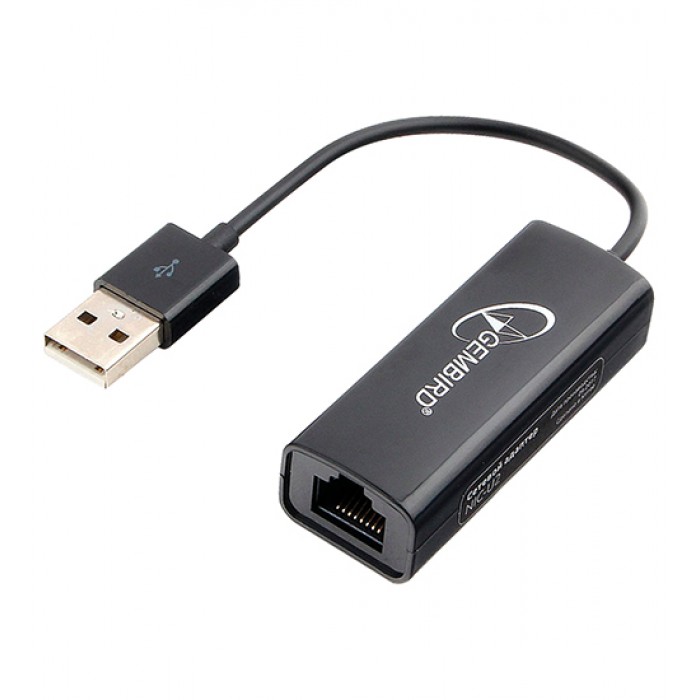 Сетевая карта USB на RJ-45, Gembird NIC-U2, USB ,NIC 10/100 Mb, LAN