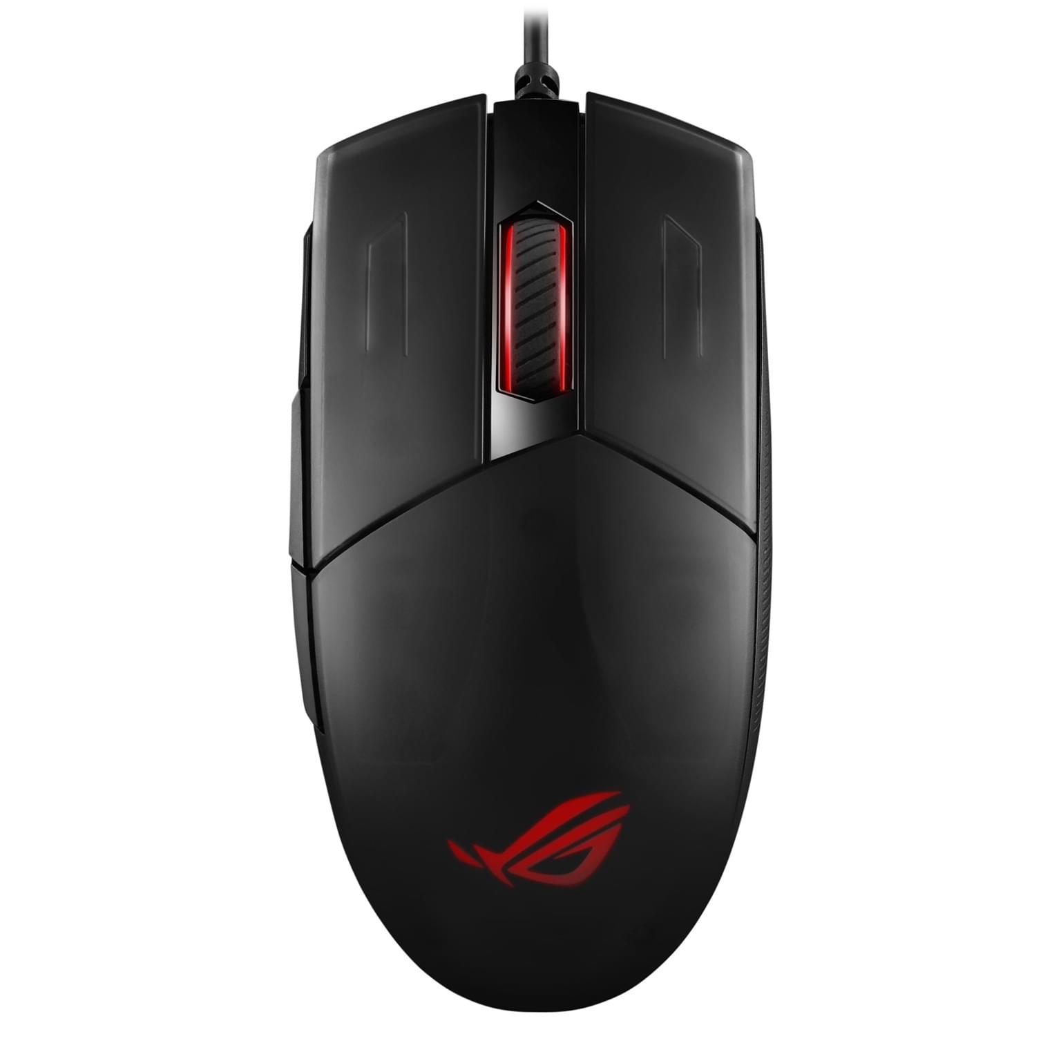 Мышь ASUS P512 ROG STRIX IMPACT II ,Mouse Optical 6200 dpi, USB, 1.8 cable, black