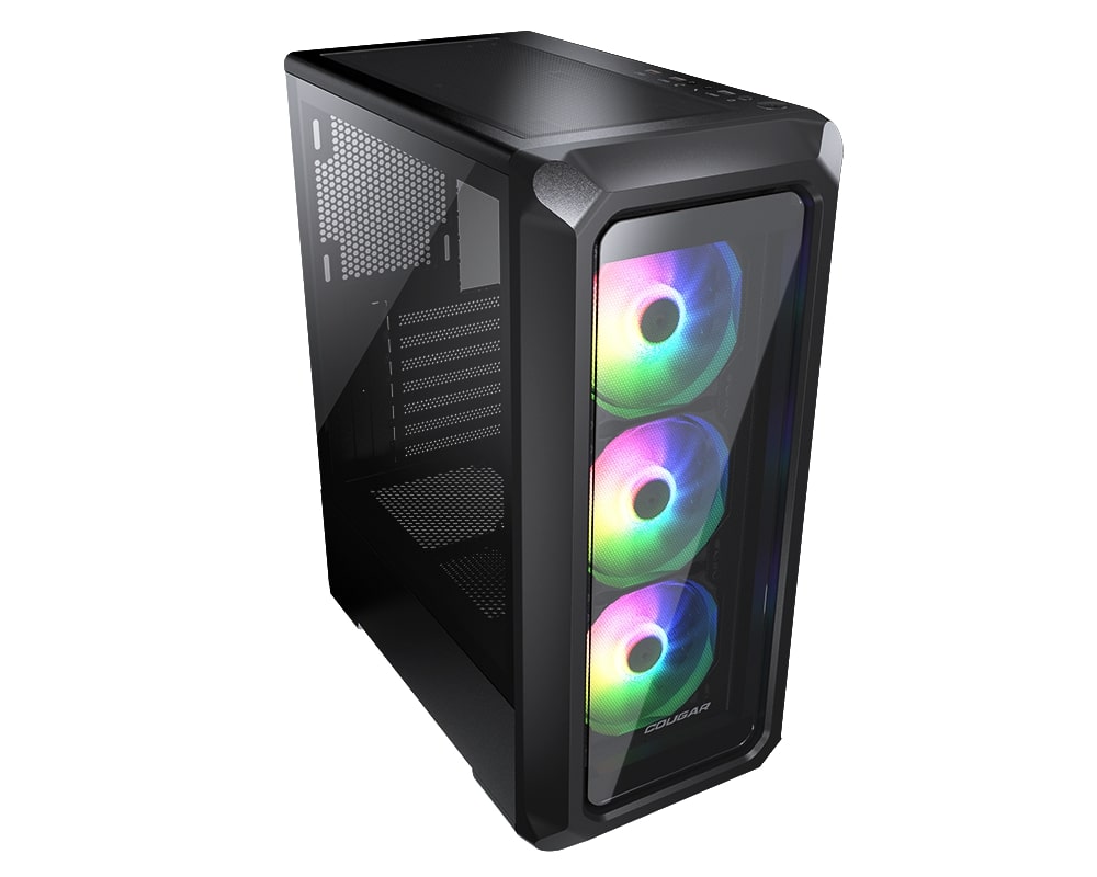 Корпус HEC Cougar, Archon 2 RGB-Black , ATX/Micro ATX/Mini ITX, USB 2*3.0/2*2.0, HD-Audio+Mic, Кулер