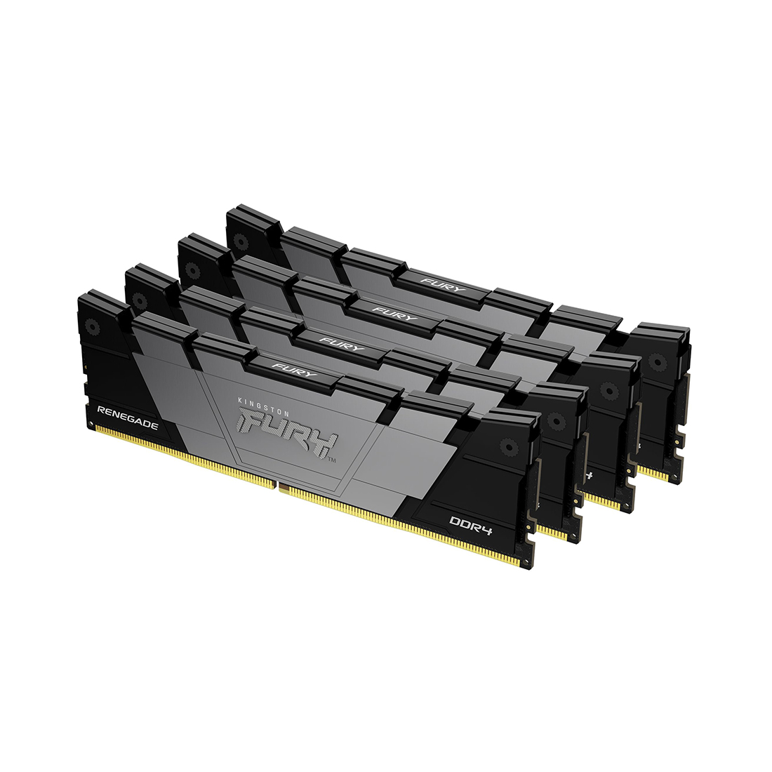 DDR4 Kingston 64 Gb KIT FURY Renegade KF432C16RB12K4/64 (Kit 4x16GB), DDR4, 64GB, DIMM <PC4-25600/3200MHz>