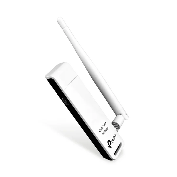 Сетевой адаптер беспроводной USB 150M Tp-Link TL-WN722N(RU) <Lite-N Wireless High Gain USB adapter,