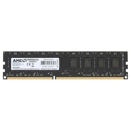DDR3 8 Gb 1333MHz AMD Radeon R3 Value Series, CL9, PC3-10600 1.5V, R338G1339U2S-U
