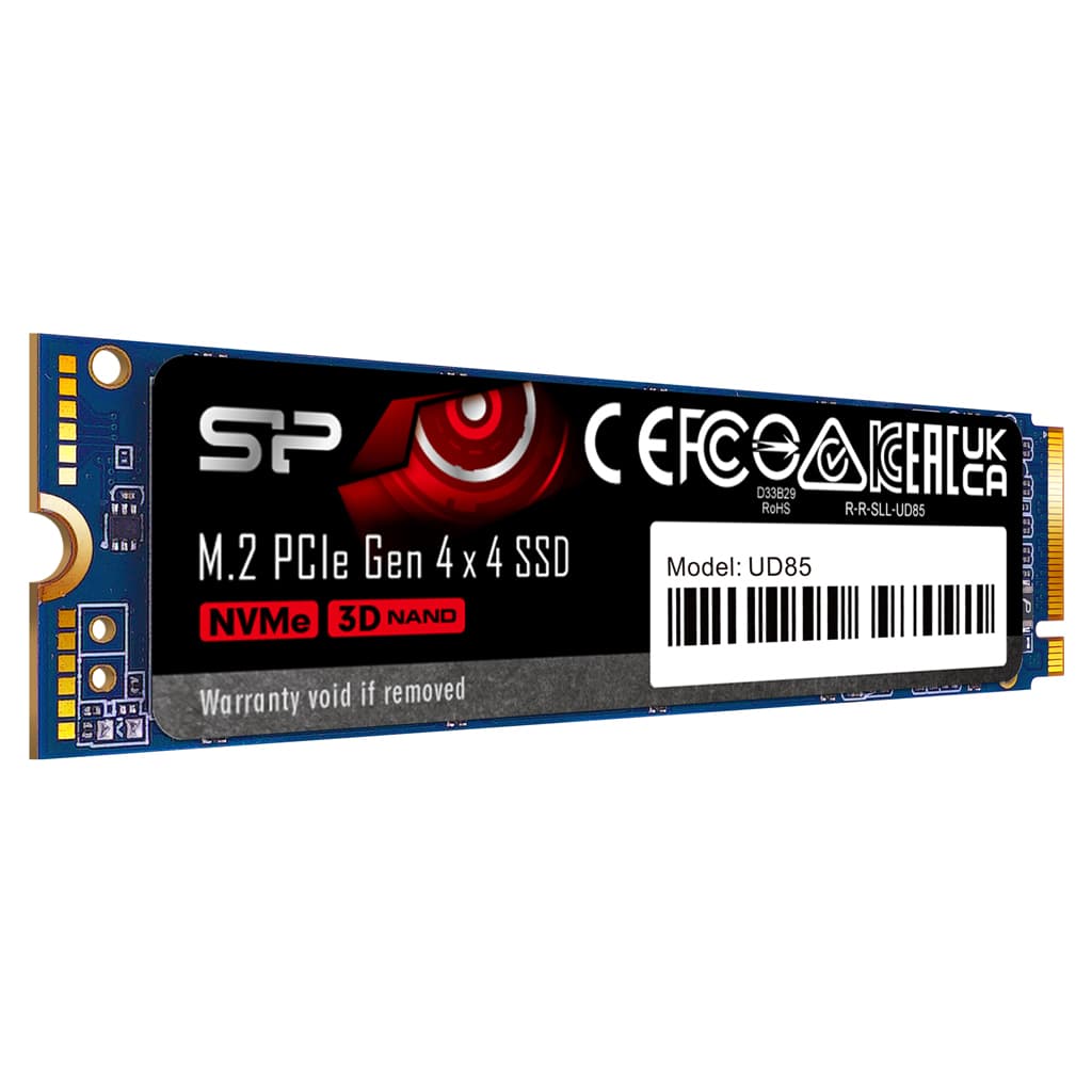 1 000 GB SSD M.2 PCIe Silicon Power UD85, SP01KGBP44UD8505, 1 TB ,PCIe 4.0 x4, NVMe