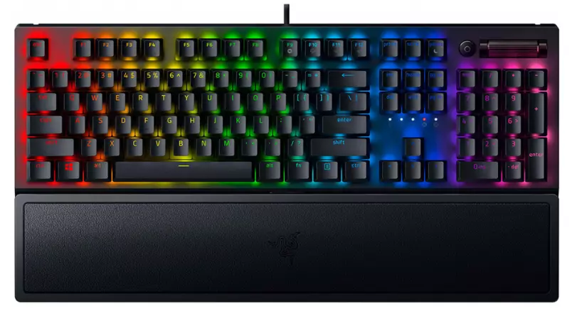 Клавиатура Razer, BlackWidow V3, RZ03-03540800-R3R1, Игровая, Механические переключатели Razer Green