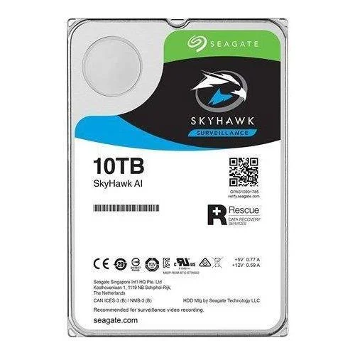 Винчестер для видеонаблюдения 10Tb Seagate SkyHawk AI 256Mb 7200rpm SATA3 3.5" ST10000VE001