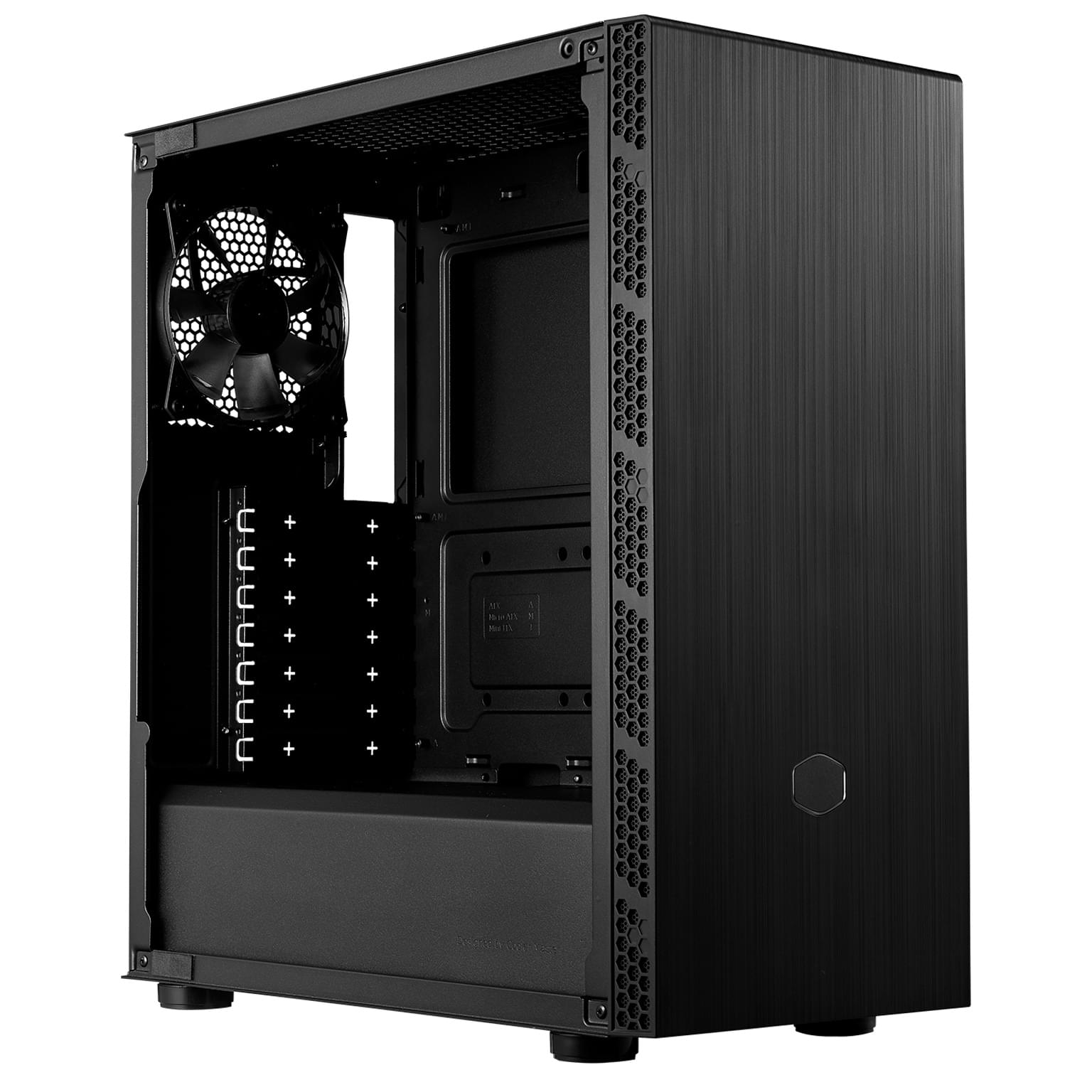 Кейс, CoolerMaster MasterBox MB600L V2 (MB600L2-KGNN-S00) ATX/mATX/Mini-ITX 2xUSB 3.2Без Б/П Черный