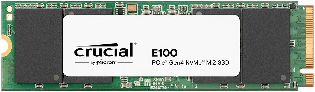 1 000 GB SSD M.2 PCIe Crucial E100 1TB, 1 TB ,CT1000E100SSD8, PCIe 4.0 x4, NVMe
