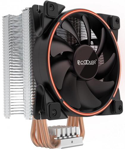 Кулер, PCCooler GI-X4, LGA 115X, AMD-AM4, 145Вт, led