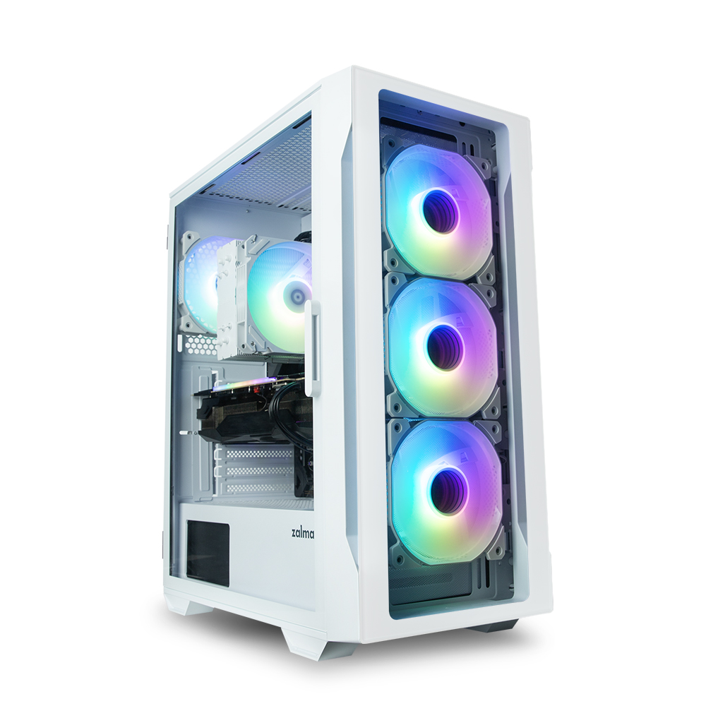 Корпус Zalman i3 NEO White, Mid- Tower, ATX / M-ATX / Mini-ITX, USB2.0, 2*USB3.0, Audio/Mic, 1*120 м