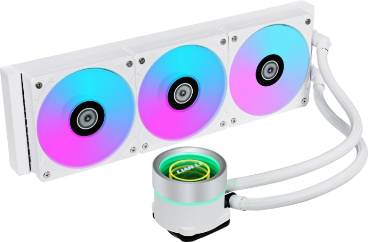 Водяное охлаждение для CPU Lian Li Galahad II Trinity-SL INF, ARGB 3x120см White G89.GA2T36INW.00