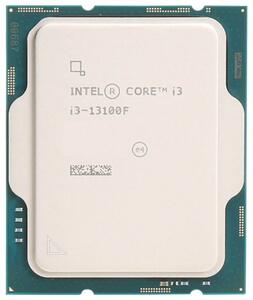 Процессор S-1700 Intel Core i3-13100F LGA1700, оем, 12M, 3.40 GHz, 4/8 Core Raptor Lake, 58 (89) Вт,