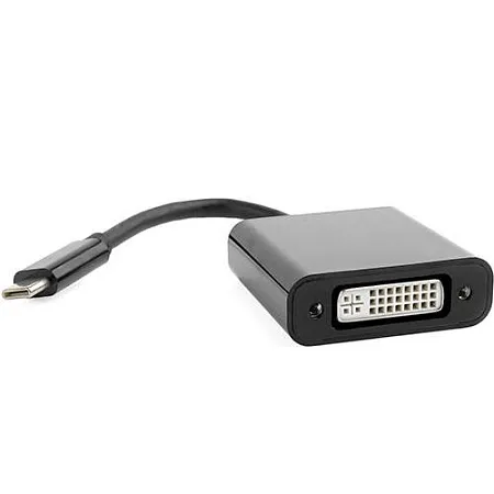 Конвертер Cablexpert A-CM-DVIF-01 USB Type-C 3.1 m -> DVI-I (24+5) f, Черный ,Converter
