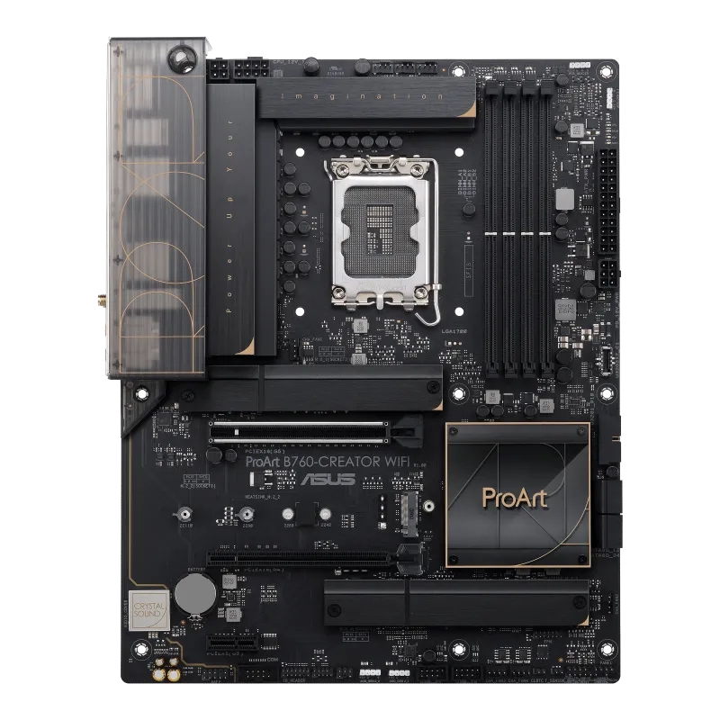 Мат.плата ASUS PROART B760-CREATOR WIFI LGA1700 4xDDR5 4xSATA3 3xM.2 RAID HDMI DP ATX