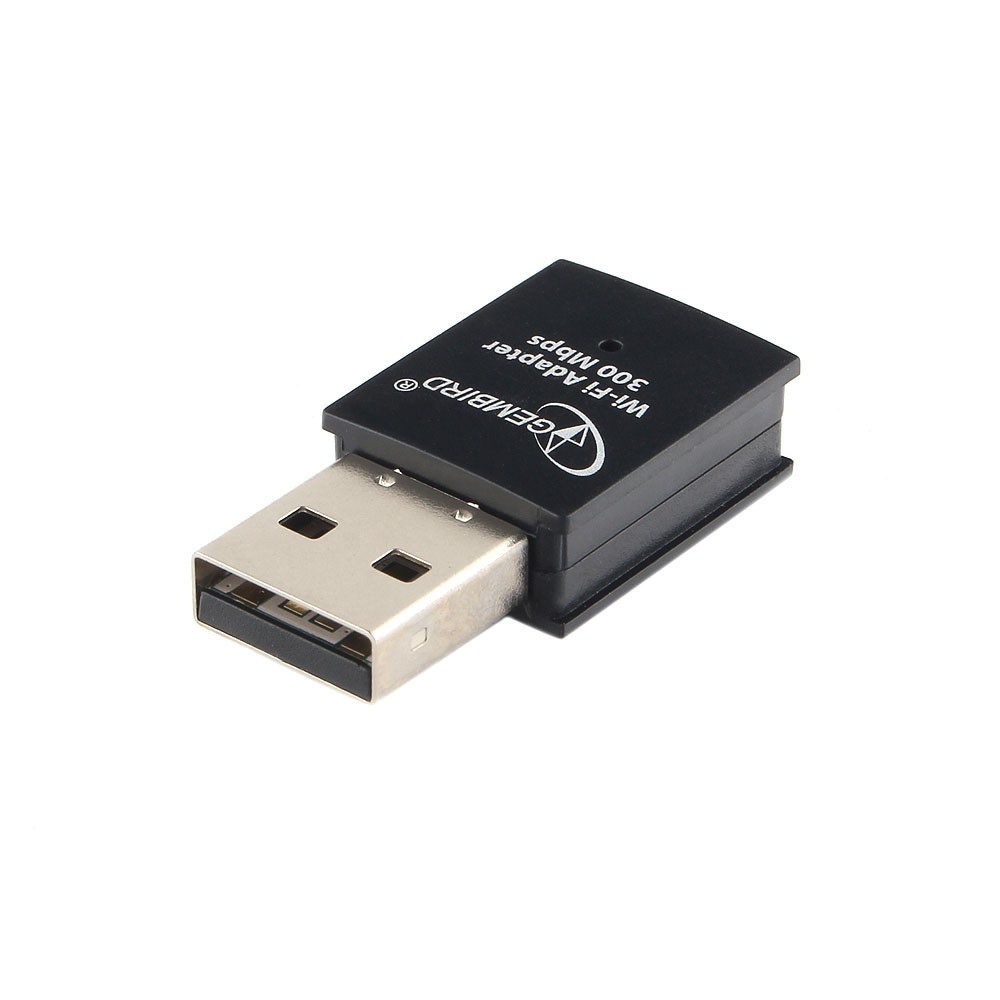 Беспроводной сетевой адаптер Gembird WNP-UA-005 ,Wireless LAN USB adapter, WiFi 4 (300Mbps), USB