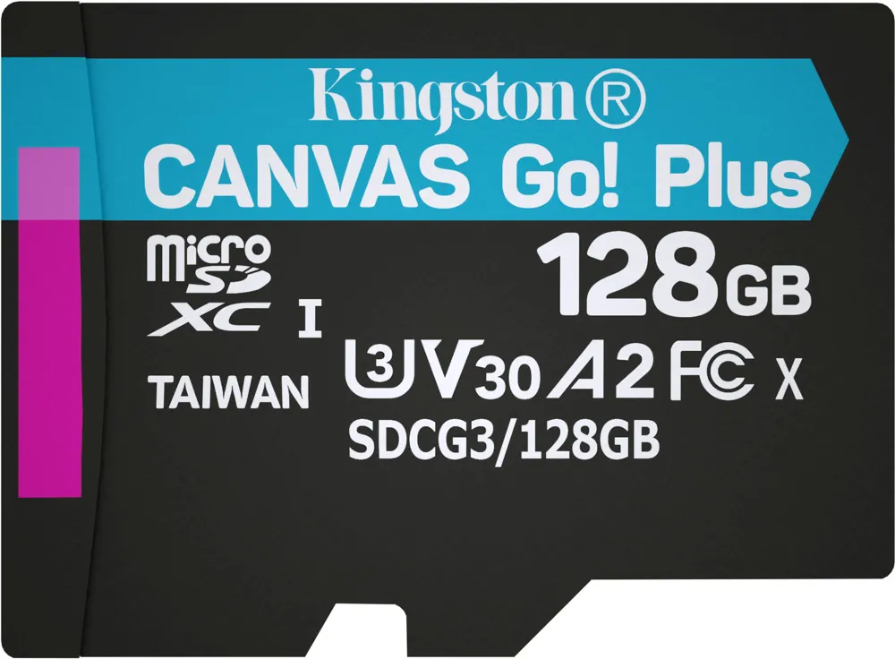 Карта памяти MicroSD 128GB Class 10 UHS-I Kingston SDCS3/128GBSP