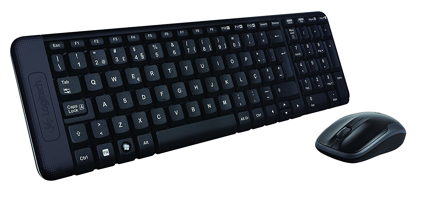 Клавиатура + мышь Logitech MK220 [920-003169], Черный ,KeyBoard + mouse, wireless, 2AAA/2AA, [920-00