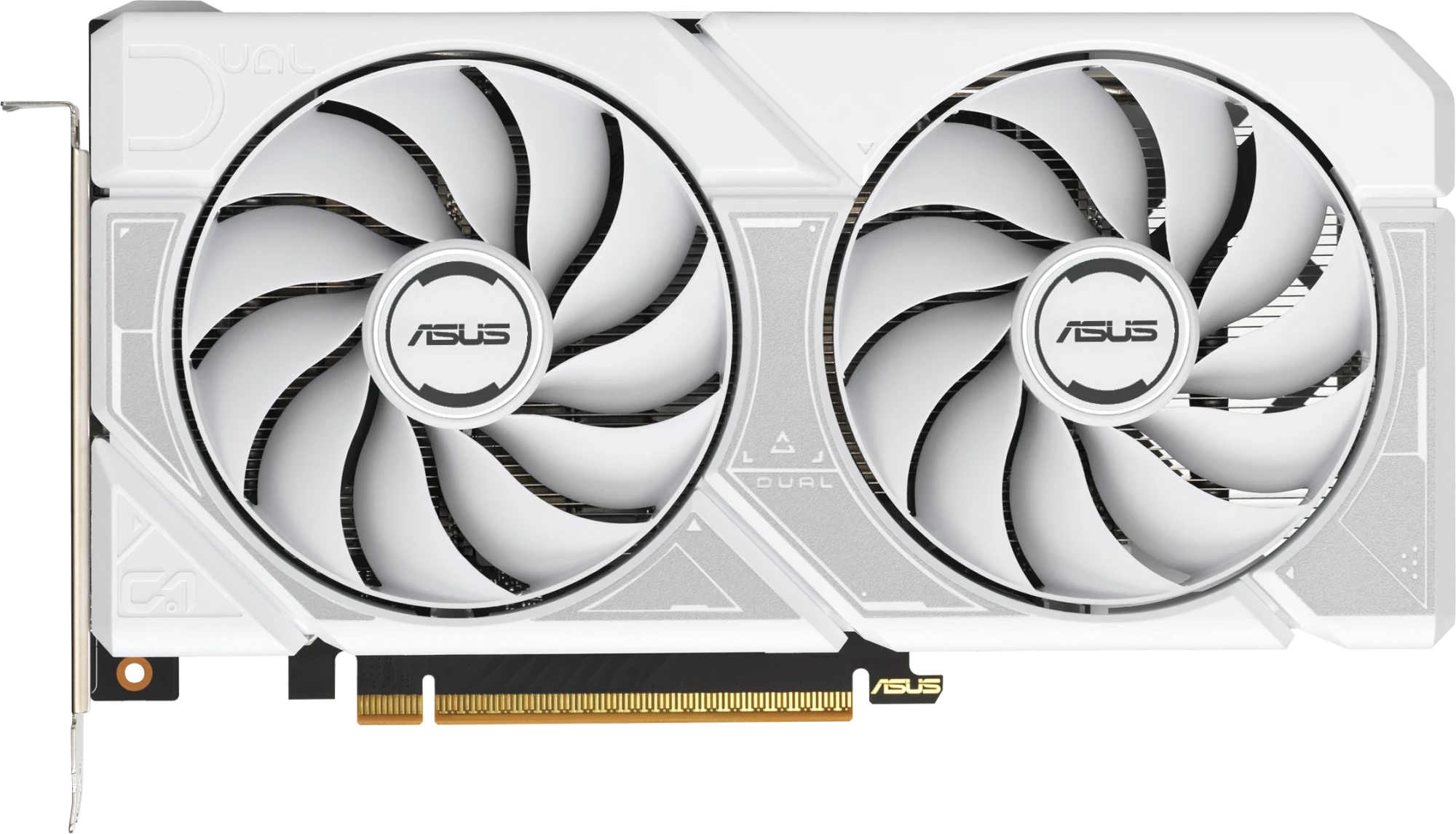 Видеокарта 8 Gb ASUS RTX5060 8Gb DUAL OC Edition White (DUAL-RTX5060-O8G-WHITE) [8 ГБ, GDDR7, 128 бит, HDMI, DisplayPort