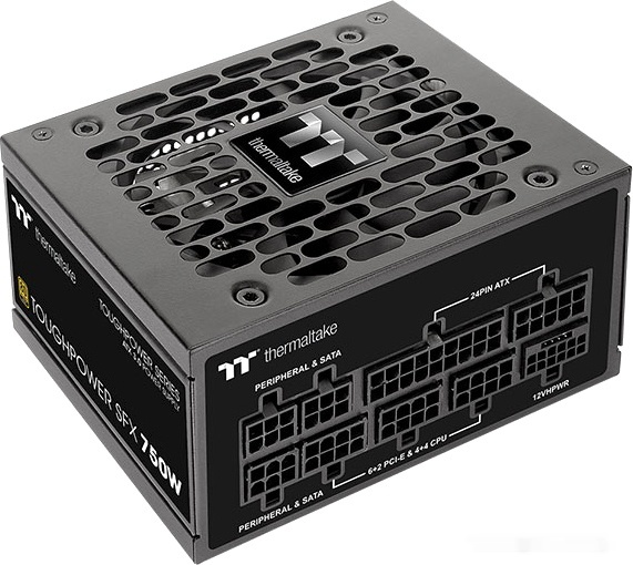 Блок питания, Thermaltake, Toughpower GT 750W Gold, PS-TPT-0750FNFAGE-3, 750W, ATX 3.1, Gold, APFC, 20+4pin, 2*4+4pin, 6*Sata, 4*Molex, 4*PCI-E 6+2pin