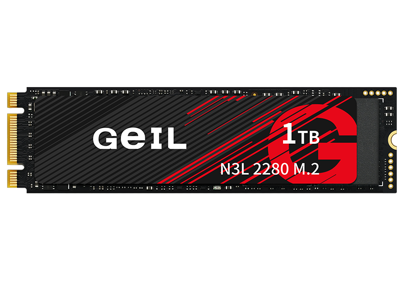 1 000 GB SSD GEIL N3L M.2 2280 SATAIII R500MB/s W500MB/s N3LWK09I1TBD