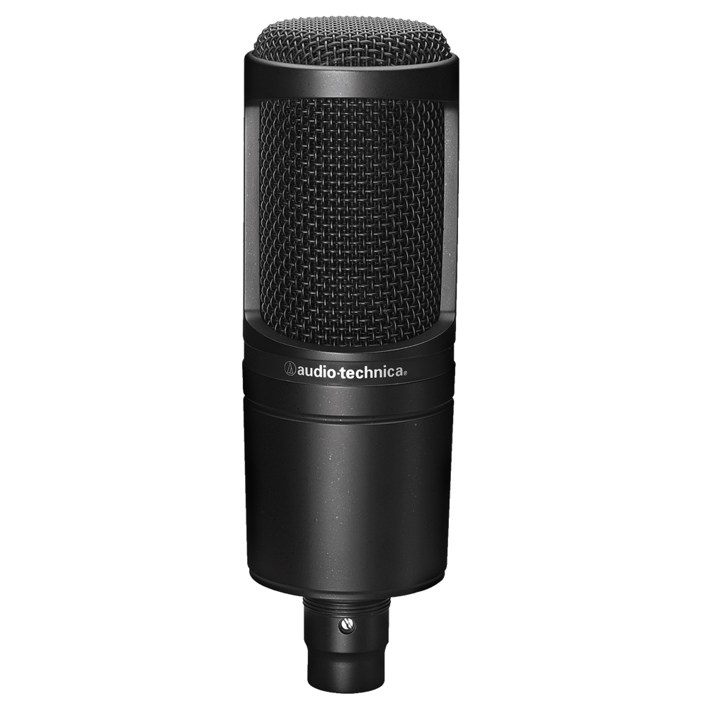 Студийный микрофон Audio-Technica AT2020USB+ черный