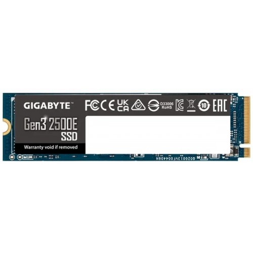 500 GB M.2 PCIe Gigabyte, 2500E G325E500G, 500 GB, M.2 NVMe PCIe 3.0, 2300/1500 Мб/с