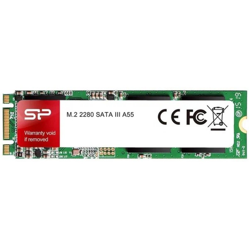512 GB SSD M.2 SATA Silicon Power A55, SP512GBSS3A55M28, 512 GB ,