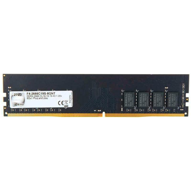 DDR4 G.SkilL 8 Gb F4-2666C19S-8GNT, DDR4, 8 GB ,DIMM <2666MHz> 19-19-19-43