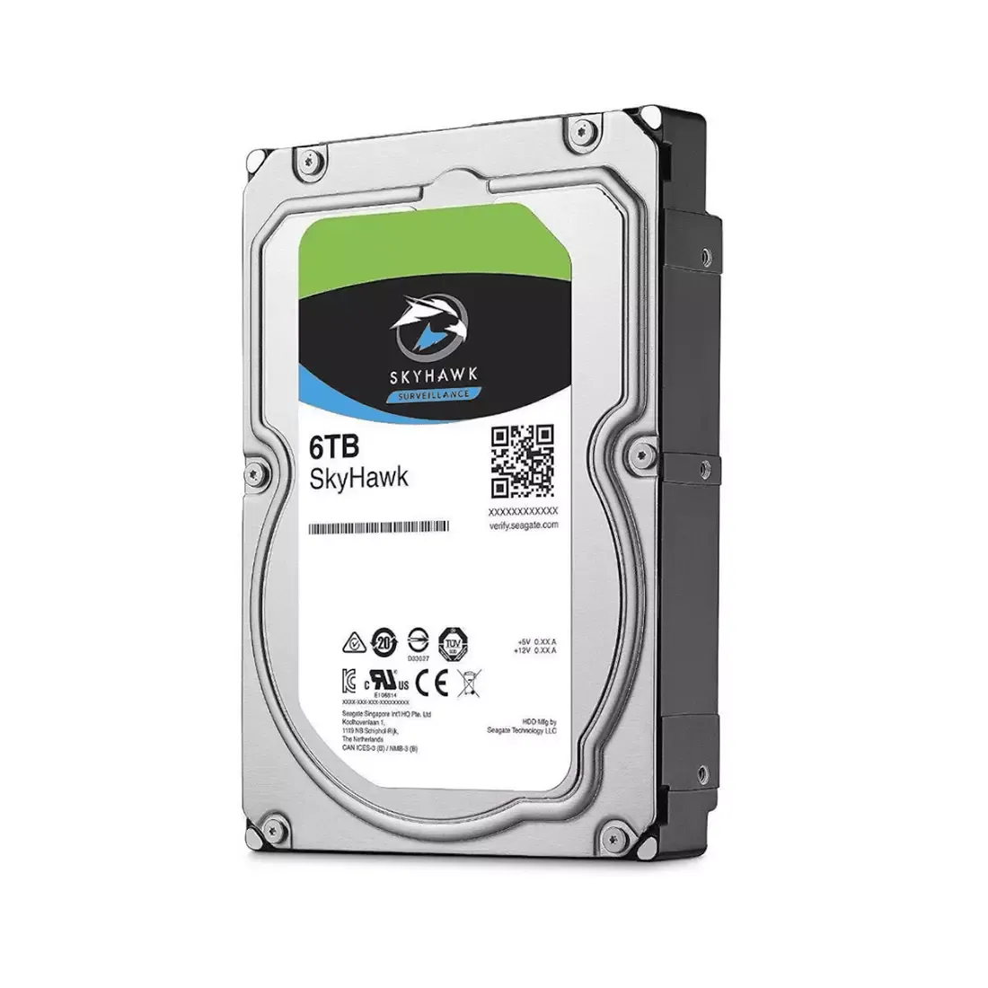 Винчестер для видеонаблюдения 6Tb Seagate Surveillance SkyHawk SATA3 7200rpm 128Mb ST6000VX001