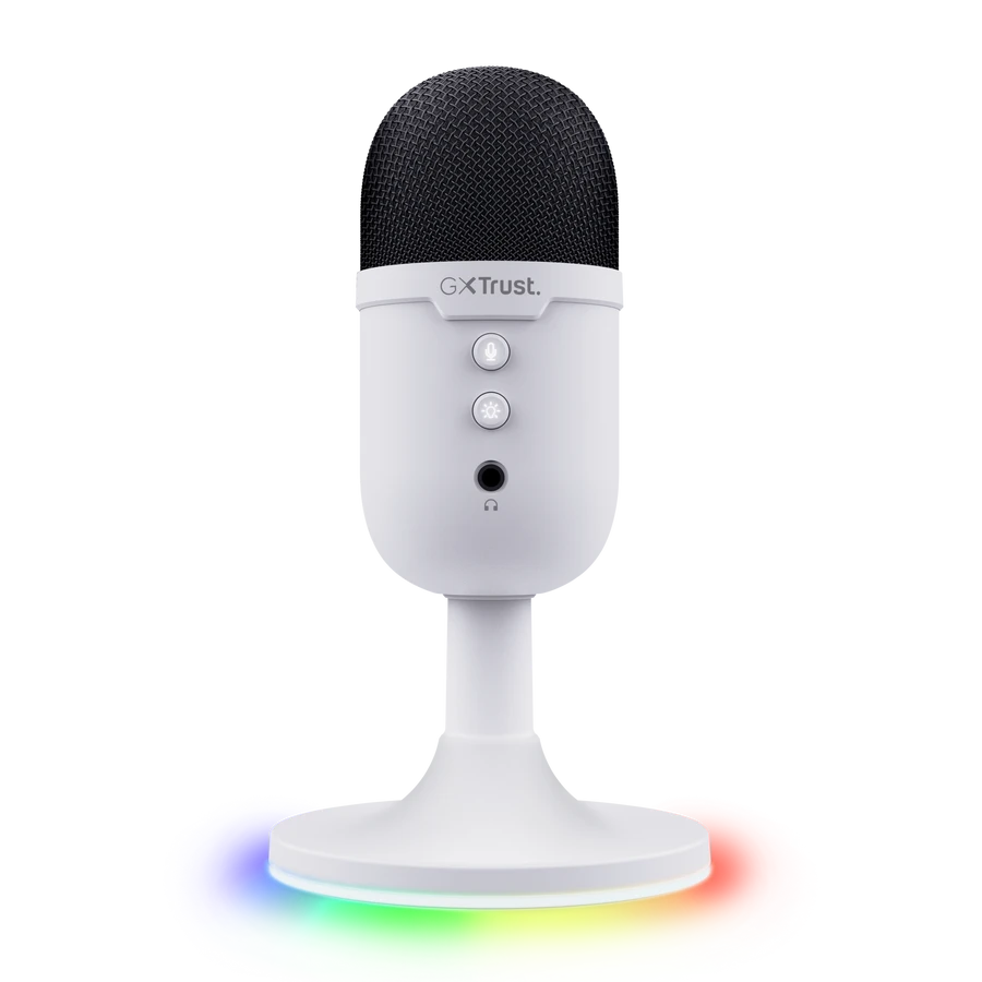 Настольный микрофон Trust GXT 234W Yunix 25374 белый