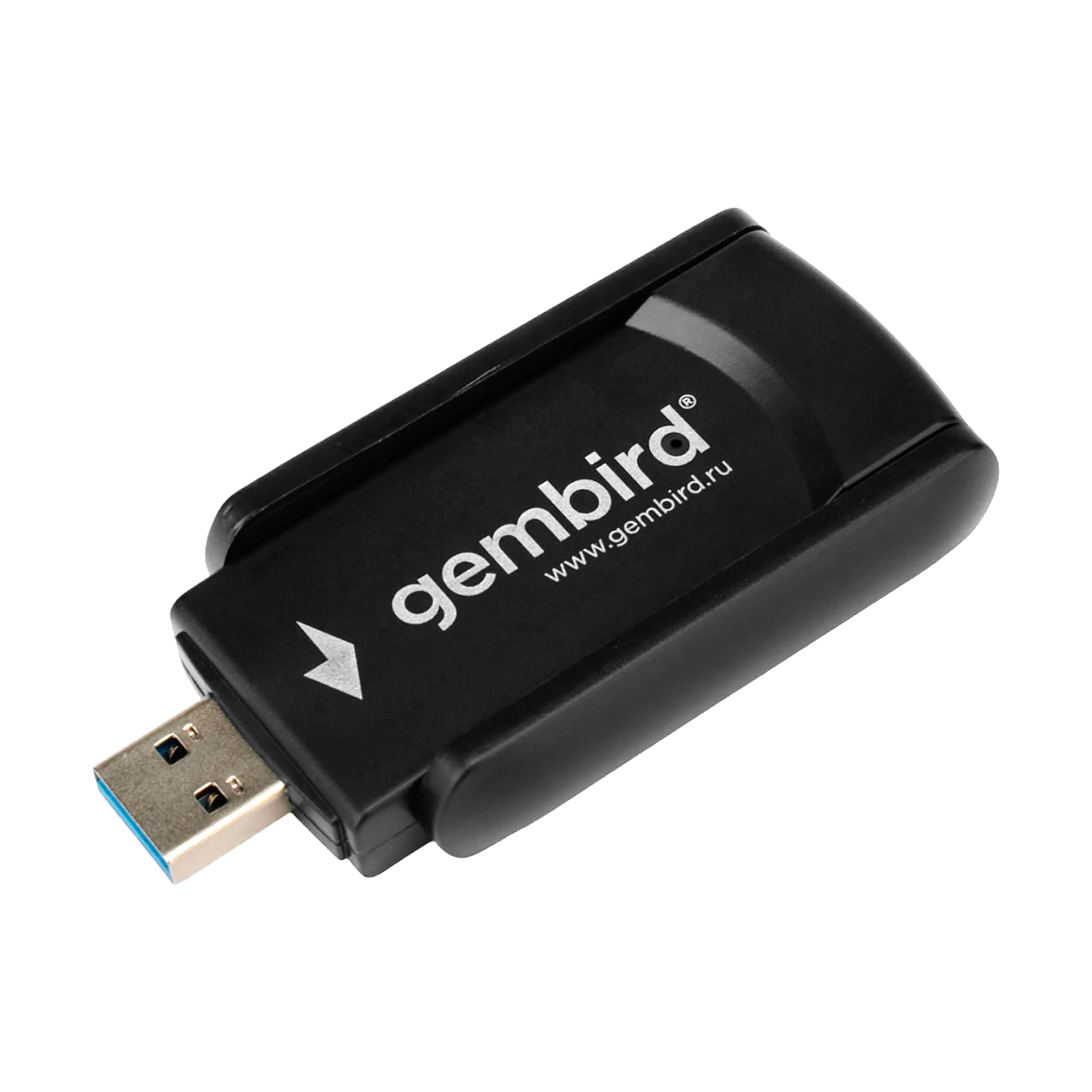 Беспроводной сетевой адаптер Gembird WNP-UA-020 ,Wireless LAN USB adapter, BT,WiFi 6 (867+400Mbps),