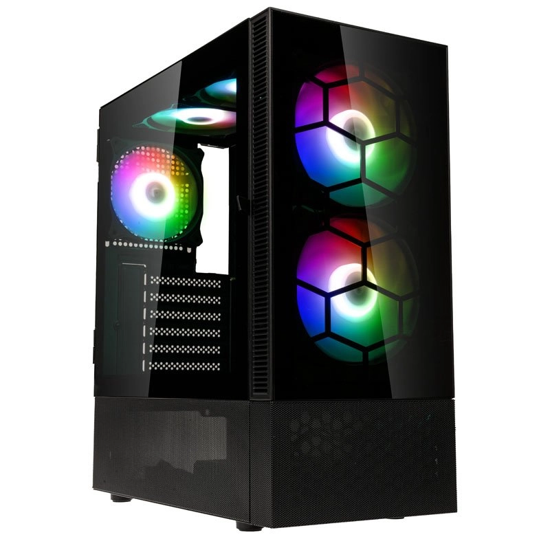 Корпус ПК без БП Kolink Observatory MX Glass ARGB Midi Tower Case - Black