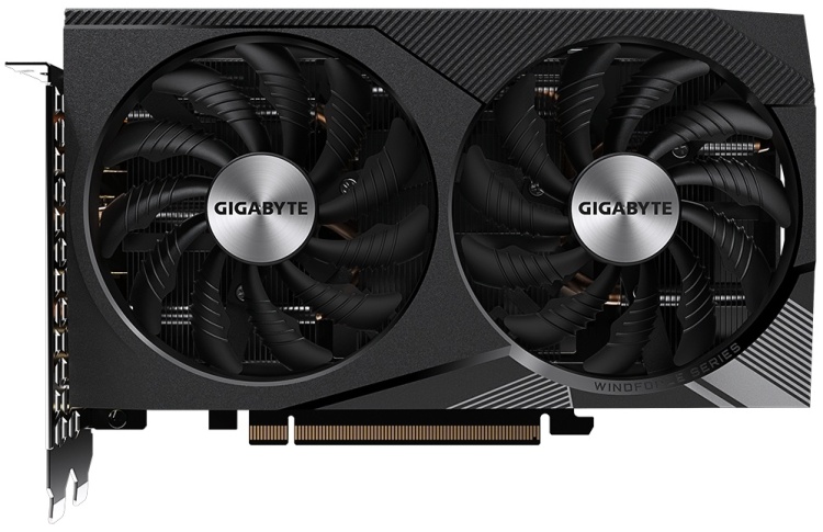Видеокарта 12 Gb Gigabyte RTX 3060 WINDFORCE 12G, GDDR6 12GB/192bit, PCI-E 4.0, GV-N3060WF2OC12GD 2.0 