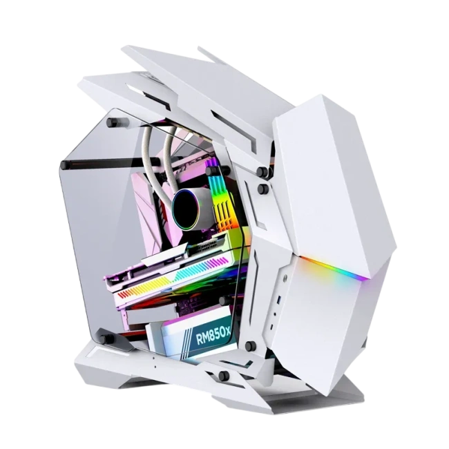 Ryzen 7 7800X3D/ B850 EAGLE WiFi/ Вод,охл Glow 360 WH/ 32 DDR5/ 1 Tb NVMe/ RTX5070 12 GB PALIT/ MOD-3 White/ GENIN 1 000 W