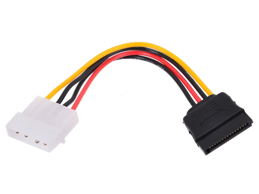 Переходник, iPower, iPSMtS, Molex на Sata, Molex 4pin (old power) на SATA (new power), for 1 HDD/CD-ROM, 0.20 м