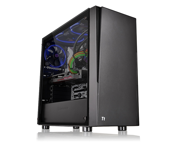 Кейс Thermaltake, Versa J21 TG, CA-1K1-00M1WN-00, ATX/Mini-ITX/Micro ATX, USB 3.0x2, USB 2.0x2, HD A