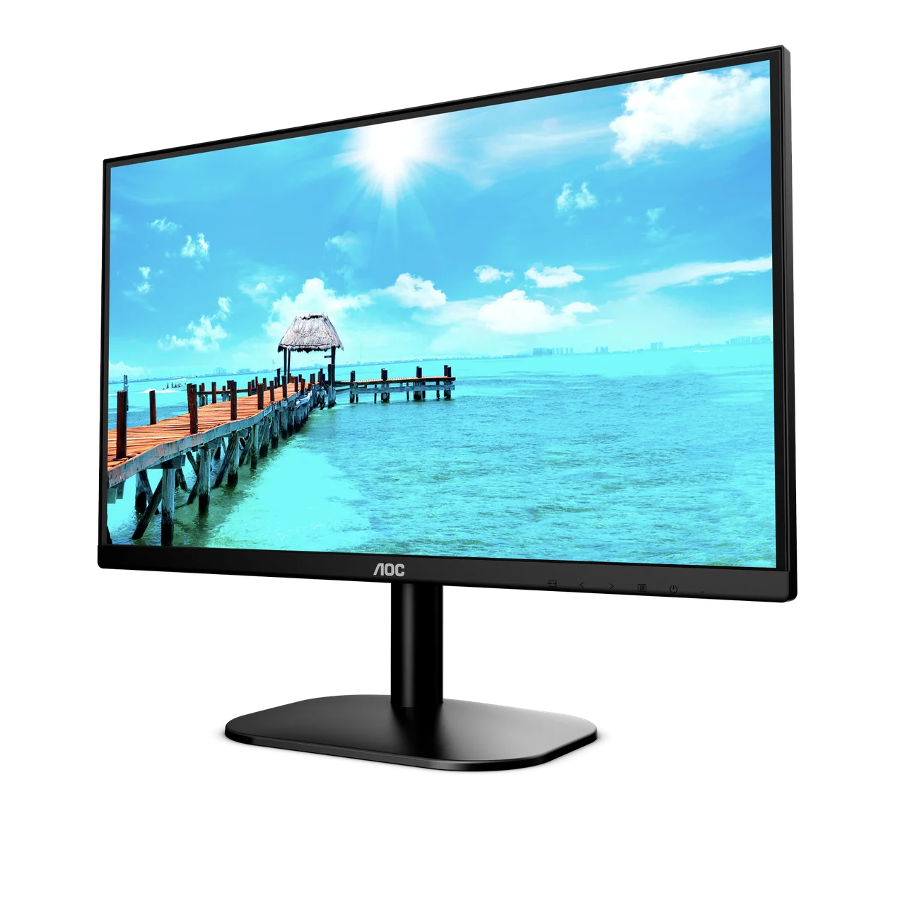 Монитор 23.8" AOC 24B2XD IPS 75Hz 1920x1080 4мс 250кд/м2 1000:1 VGA DVI